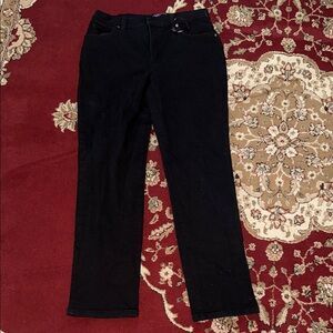 Gloria Vanderbilt Black Straight Leg Jeans